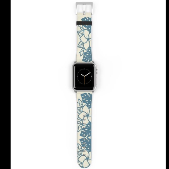 Apple Watch Bands-Hawaiian Inspired Flower Palm Design - Picture 9 of 12